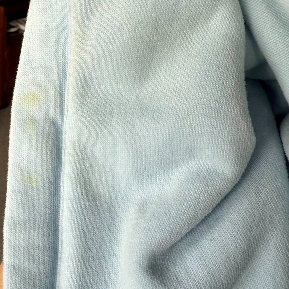 Rare Vintage Inspired Esprit Open Ceremony Baby Blue Pullover Hoodie in XS - Picture 12 of 14